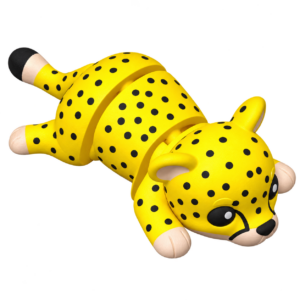 Mini guépard articulé – Mini guépard articulé Print-in-Place élégant avec corps entièrement mobile.