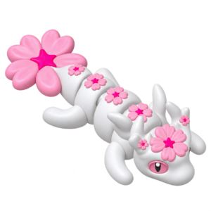 Mini Dragon Fleur de Cerisier – Dragon Sakura articulé Print-in-Place inspiré des fleurs de cerisier japonaises.